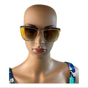 BALMAIN Women's  Sunglasses  Havana Gold Brown Designer. MADE IN FRANCE